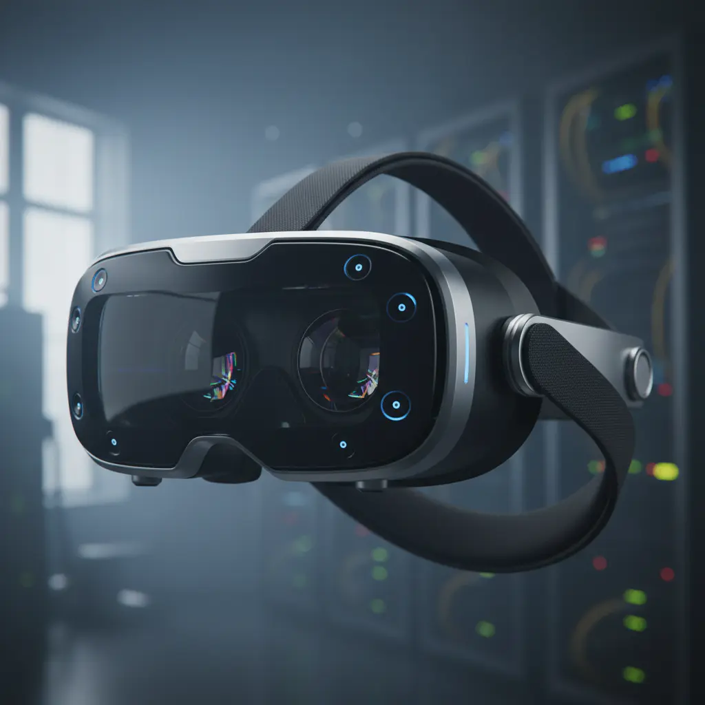 VR Headset close up